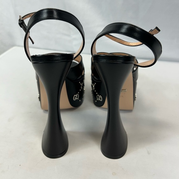 Gucci GG stud-detailed platform sandals in Black Sz EU 38.5 / US 8.5 - Picture 5 of 7